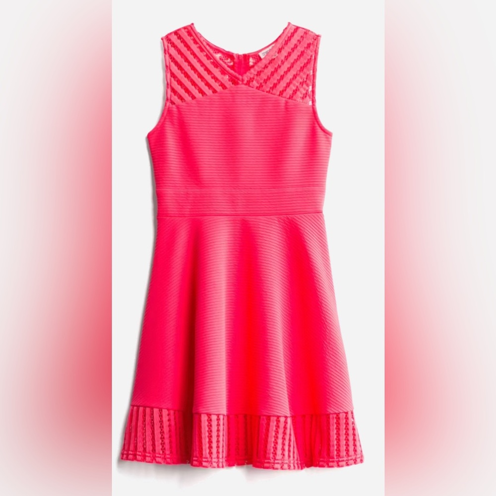 Chenault Girls Vicky Lattice Panel Dress